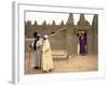 Mosque at Sennissa, Nr Djenne, Mali-Peter Adams-Framed Photographic Print