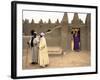 Mosque at Sennissa, Nr Djenne, Mali-Peter Adams-Framed Photographic Print