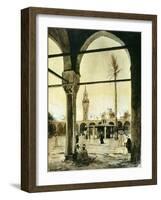 Mosque, Cairo, Egypt, 1928-Louis Cabanes-Framed Giclee Print