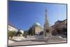 Mosque Church and Trinity Column in Szechenyi Square, Pecs, Southern Transdanubia, Hungary, Europe-Ian Trower-Mounted Photographic Print