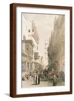 Mosque El Mooristan, Cairo, from "Egypt and Nubia", Vol.3-David Roberts-Framed Giclee Print