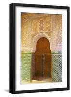 Mosque Entrance, Medina, Meknes, Morocco, North Africa, Africa-Neil Farrin-Framed Photographic Print