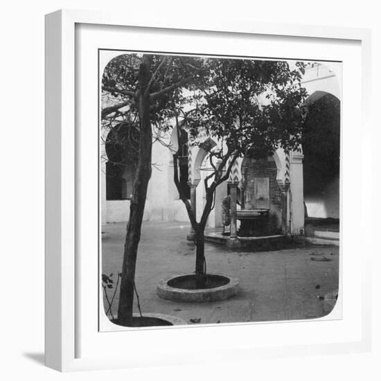 Mosque Fountain, Algiers, Algeria, Late 19th or Early 20th Century-null-Framed Giclee Print