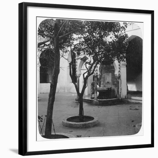 Mosque Fountain, Algiers, Algeria, Late 19th or Early 20th Century-null-Framed Giclee Print