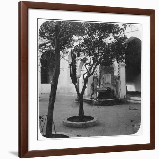 Mosque Fountain, Algiers, Algeria, Late 19th or Early 20th Century-null-Framed Giclee Print