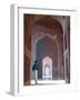 Mosque Hall Detail, Taj Mahal, India-Walter Bibikow-Framed Photographic Print