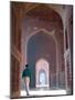 Mosque Hall Detail, Taj Mahal, India-Walter Bibikow-Mounted Photographic Print