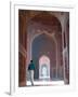 Mosque Hall Detail, Taj Mahal, India-Walter Bibikow-Framed Photographic Print