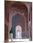 Mosque Hall Detail, Taj Mahal, India-Walter Bibikow-Mounted Photographic Print