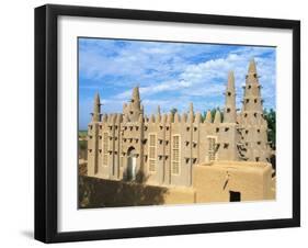 Mosque in Bozo, Mopti, Mali, Africa-Bruno Morandi-Framed Photographic Print