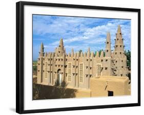 Mosque in Bozo, Mopti, Mali, Africa-Bruno Morandi-Framed Photographic Print