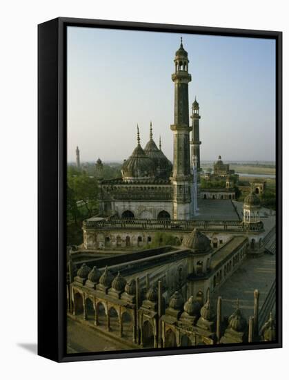 Mosque in Grounds of the Bara Imambara, Lucknow, India-John Henry Claude Wilson-Framed Stretched Canvas