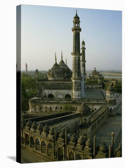 Mosque in Grounds of the Bara Imambara, Lucknow, India-John Henry Claude Wilson-Stretched Canvas