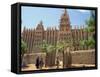 Mosque in Old Town, Mopti, Mali, Africa-Pate Jenny-Framed Stretched Canvas