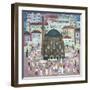 Mosque in Razgrad, 1972-Radi Nedelchev-Framed Giclee Print