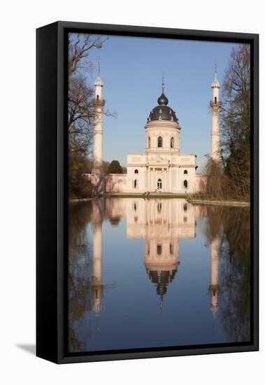 Mosque in Schlosspark, Schloss Schwetzingen, Schwetzingen-Markus Lange-Framed Stretched Canvas