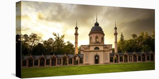 Mosque in Schwetzingen Palace Gardens, Schwetzingen, Baden-Wurttemberg, Germany, Europe-Andy Brandl-Stretched Canvas