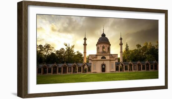 Mosque in Schwetzingen Palace Gardens, Schwetzingen, Baden-Wurttemberg, Germany, Europe-Andy Brandl-Framed Photographic Print