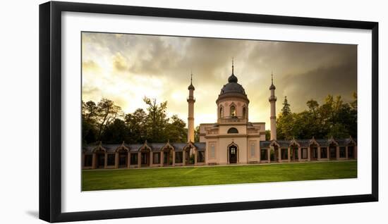 Mosque in Schwetzingen Palace Gardens, Schwetzingen, Baden-Wurttemberg, Germany, Europe-Andy Brandl-Framed Photographic Print
