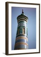 Mosque, Khiva, Uzbekistan-Vivienne Sharp-Framed Photographic Print