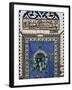 Mosque Lamp in Faience Depicting Kaaba in Mecca, from Iznik, Turkey-null-Framed Giclee Print