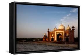 Mosque Next To The Taj Mahal-Lindsay Daniels-Framed Stretched Canvas