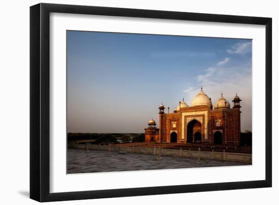 Mosque Next To The Taj Mahal-Lindsay Daniels-Framed Photographic Print