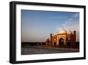 Mosque Next To The Taj Mahal-Lindsay Daniels-Framed Photographic Print