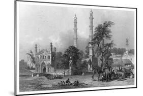 Mosque of Abdul Rahim Khan, Burhanpur, Madhya Pradesh, India-Finden-Mounted Giclee Print