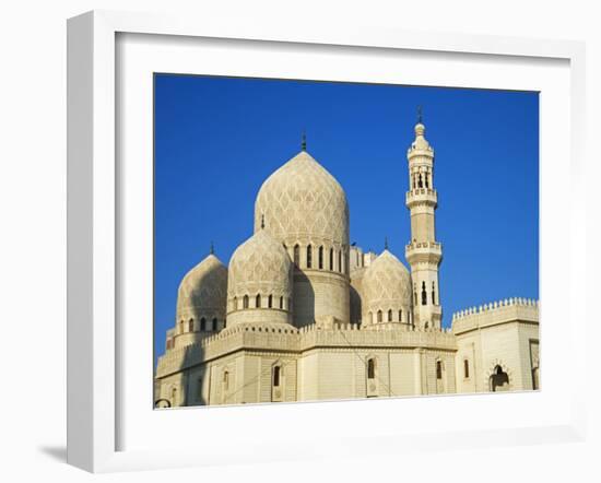 Mosque of Abu Al-Abbas Al-Mursi, One of the Landmarks Along the Corniche at Alexandria, Egypt-Julian Love-Framed Photographic Print