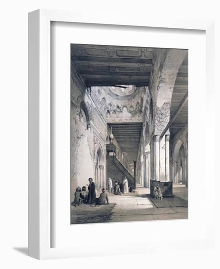 Mosque of Ahmed Ibn Touloun, 19th Century-Emile Prisse d'Avennes-Framed Giclee Print