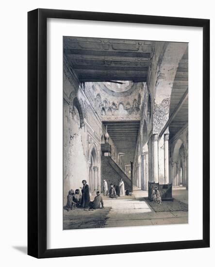 Mosque of Ahmed Ibn Touloun, 19th Century-Emile Prisse d'Avennes-Framed Giclee Print