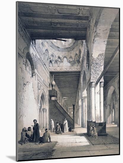 Mosque of Ahmed Ibn Touloun, 19th Century-Emile Prisse d'Avennes-Mounted Giclee Print