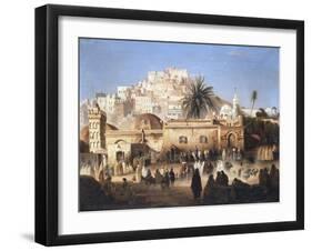 Mosque of El Mecolla, Algiers, C1821-1849-Antoine Victor Joinville-Framed Giclee Print