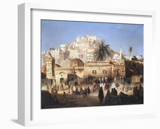 Mosque of El Mecolla, Algiers, C1821-1849-Antoine Victor Joinville-Framed Giclee Print