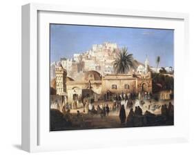 Mosque of El Mecolla, Algiers, C1821-1849-Antoine Victor Joinville-Framed Giclee Print