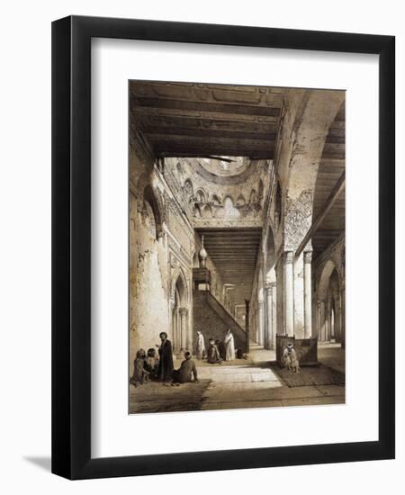 Mosque of Ibn Tulum-Emile Prisse d'Avennes-Framed Premium Giclee Print