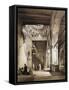 Mosque of Ibn Tulum-Emile Prisse d'Avennes-Framed Stretched Canvas
