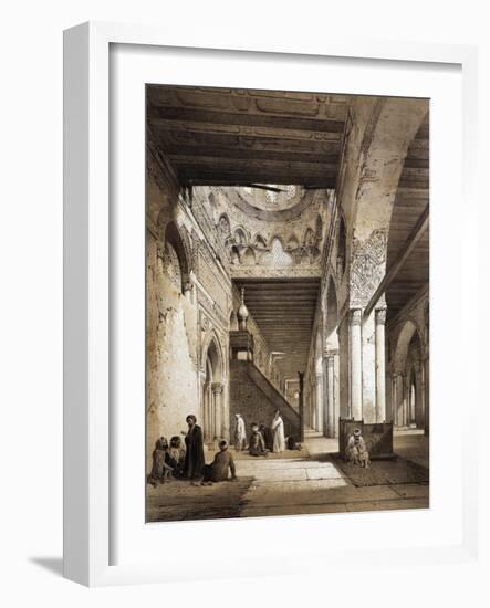 Mosque of Ibn Tulum-Emile Prisse d'Avennes-Framed Giclee Print