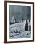 Mosque of Muhammad Ali under Moonlight, Cairo, Egypt, 1928-Louis Cabanes-Framed Giclee Print