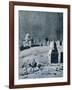 Mosque of Muhammad Ali under Moonlight, Cairo, Egypt, 1928-Louis Cabanes-Framed Giclee Print