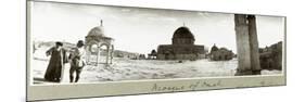 Mosque of Omar and General Chaytor Talking with a Local Imam, 14th December 1917-Capt. Arthur Rhodes-Mounted Premium Giclee Print