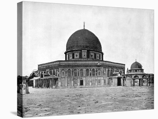 Mosque of Omar, Jerusalem, 1893-John L Stoddard-Stretched Canvas