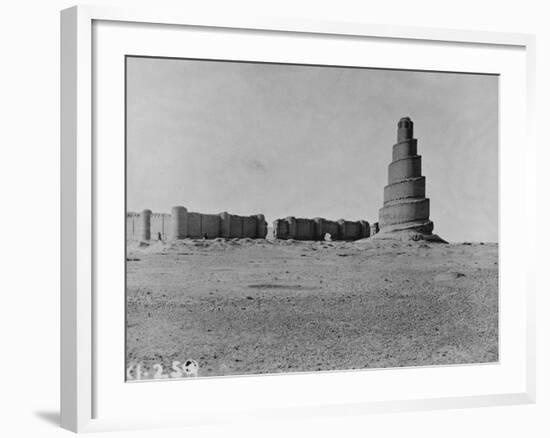 Mosque of Samarra, Exterior, Mesopotamia-null-Framed Photographic Print