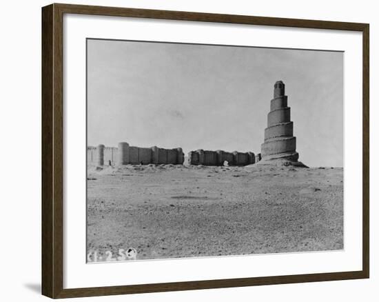 Mosque of Samarra, Exterior, Mesopotamia-null-Framed Photographic Print