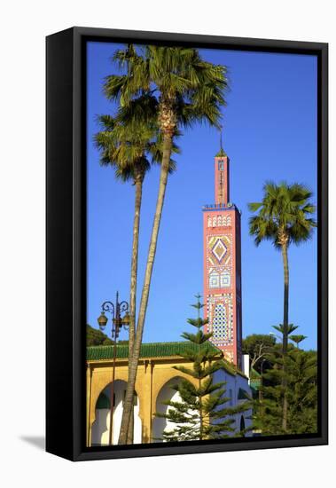 Mosque of Sidi Bou Abib, Grand Socco, Tangier, Morocco, North Africa-Neil Farrin-Framed Stretched Canvas