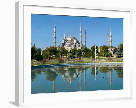 Mosque of Sultan Ahmet (Also Known As the Blue Mosque)-Mehmet Agha-Framed Photographic Print