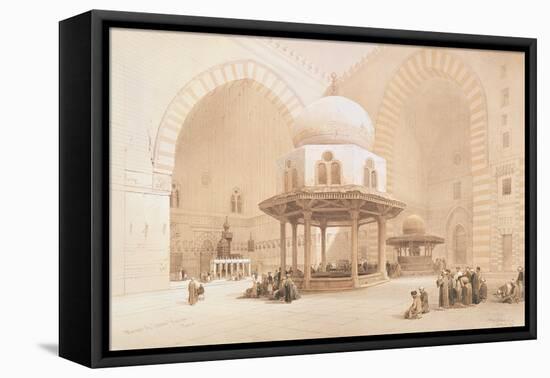 Mosque of Sultan Hassan, 1848-David Roberts-Framed Stretched Canvas