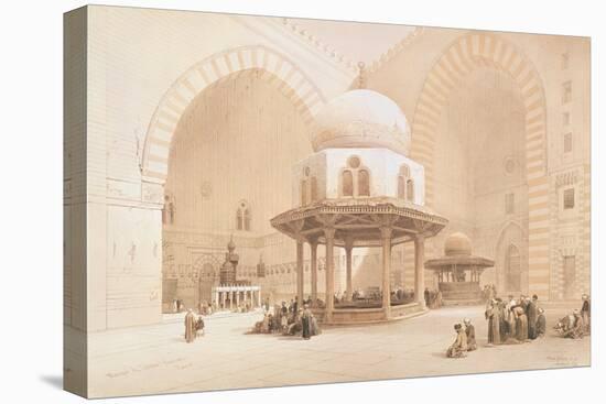 Mosque of Sultan Hassan, 1848-David Roberts-Stretched Canvas