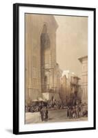Mosque of Sultan Hassan-David Roberts-Framed Premium Giclee Print